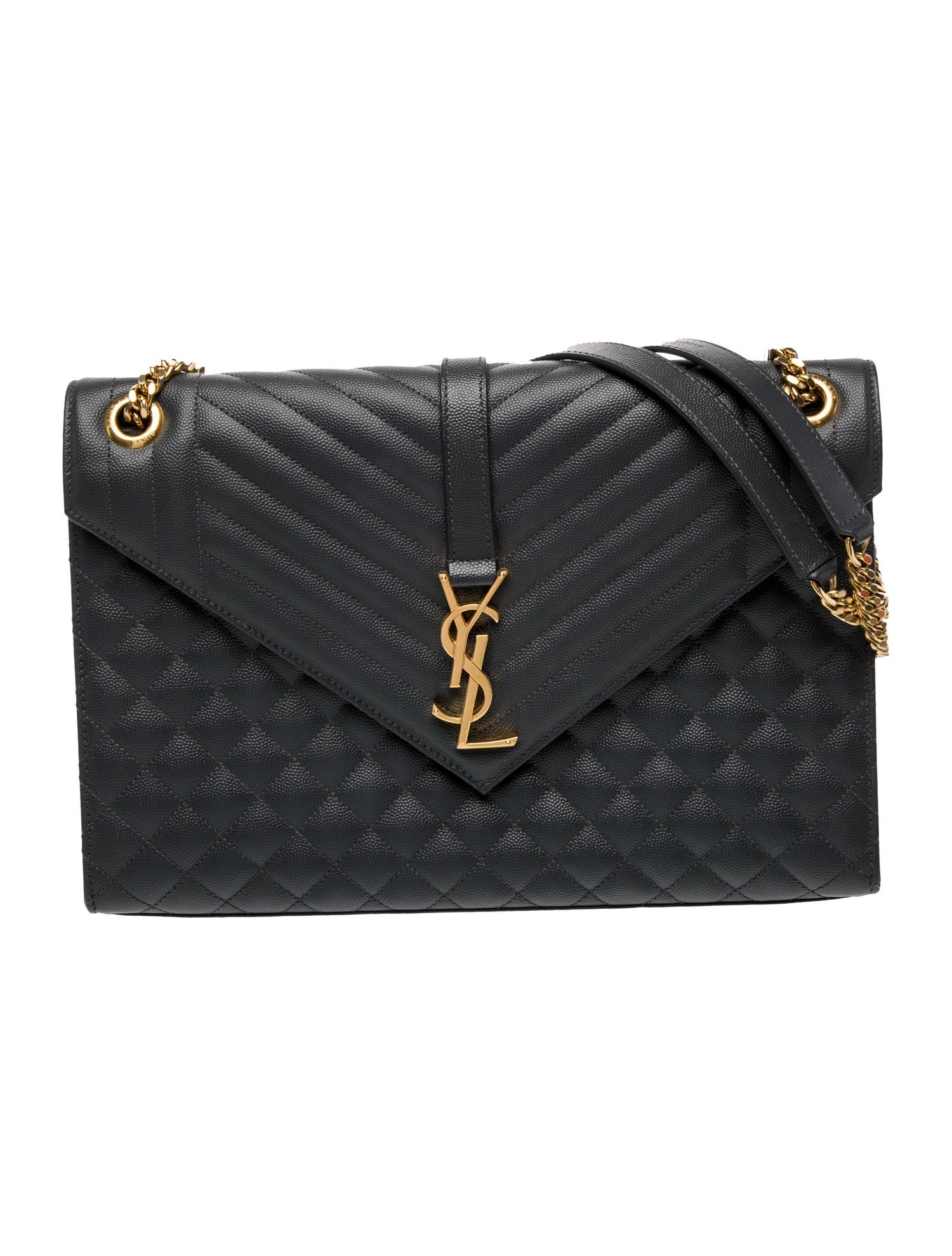 Saint Laurent Quilted Envelope Large