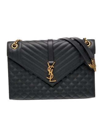 Saint Laurent Quilted Envelope Large