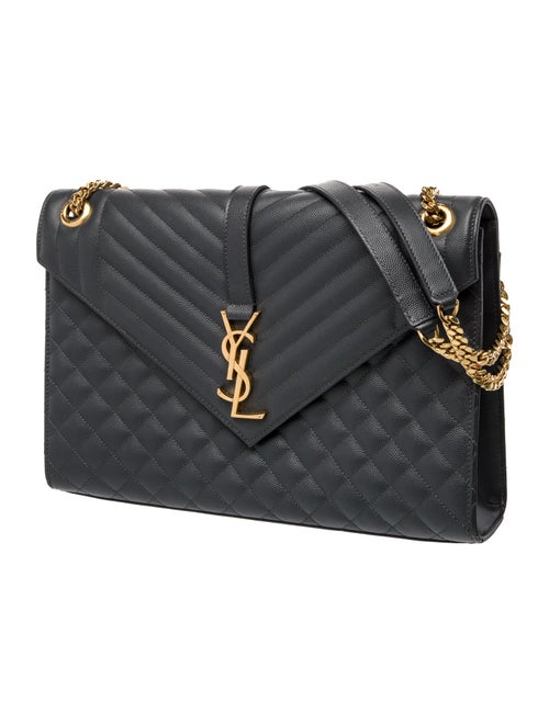 Saint Laurent Quilted Envelope Large