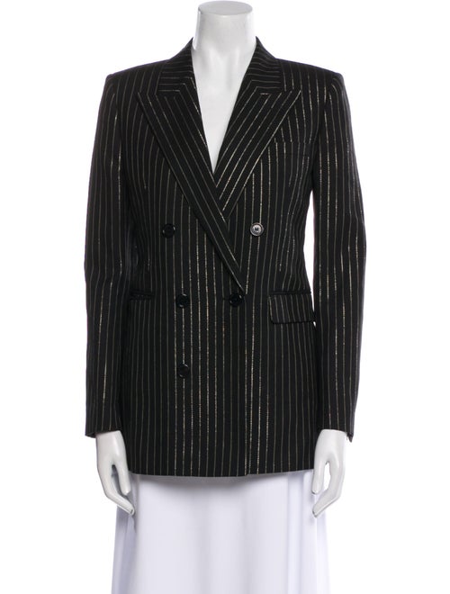 Saint Laurent Wool Striped Blazer
