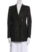 Saint Laurent Wool Striped Blazer