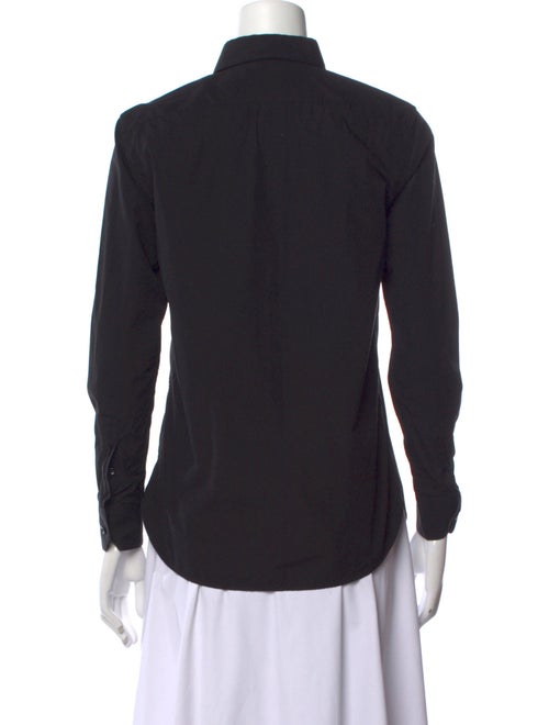Saint Laurent Long Sleeve Button-Up Top