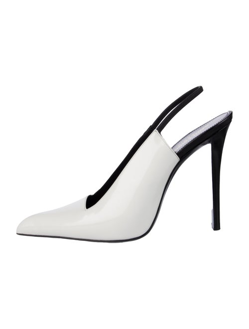 Saint Laurent Leather Slingback Pumps