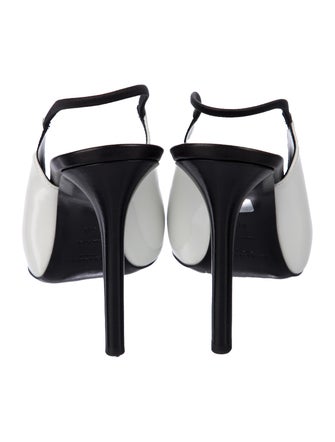 Saint Laurent Leather Slingback Pumps
