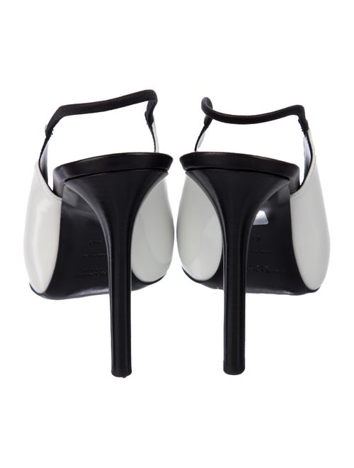 Saint Laurent Leather Slingback Pumps