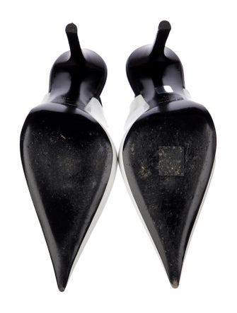 Saint Laurent Leather Slingback Pumps