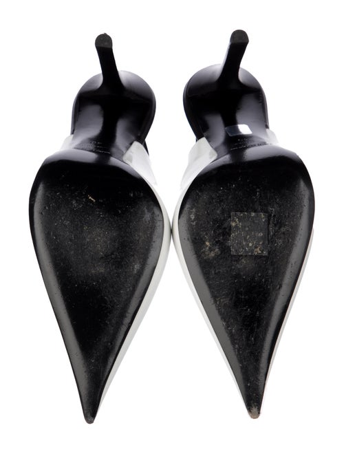 Saint Laurent Leather Slingback Pumps