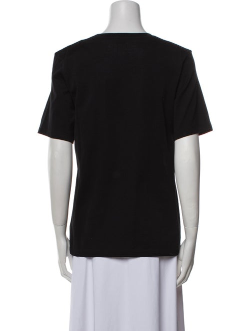 Saint Laurent Graphic Print Crew Neck T-Shirt