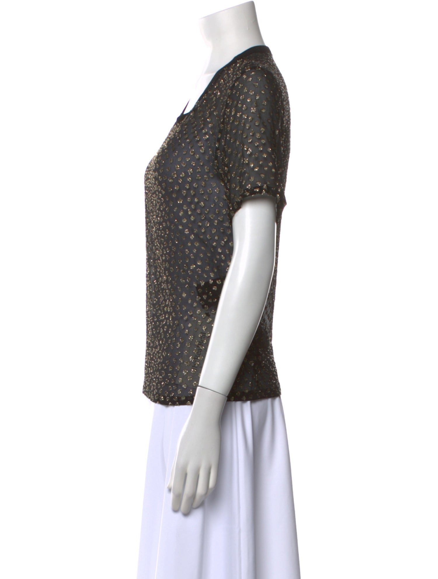 Saint Laurent 2017 Silk T-Shirt