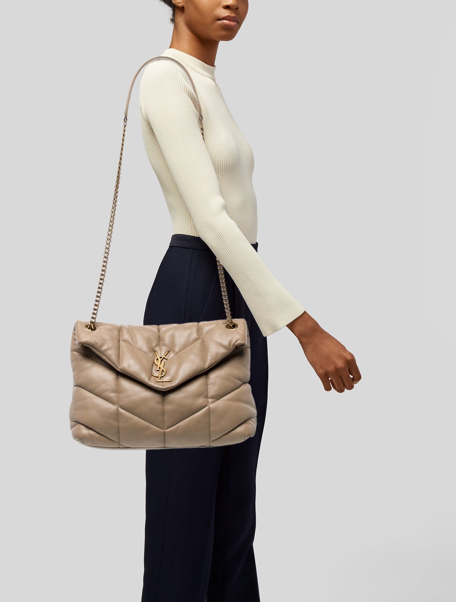 Saint Laurent Leather LouLou Medium