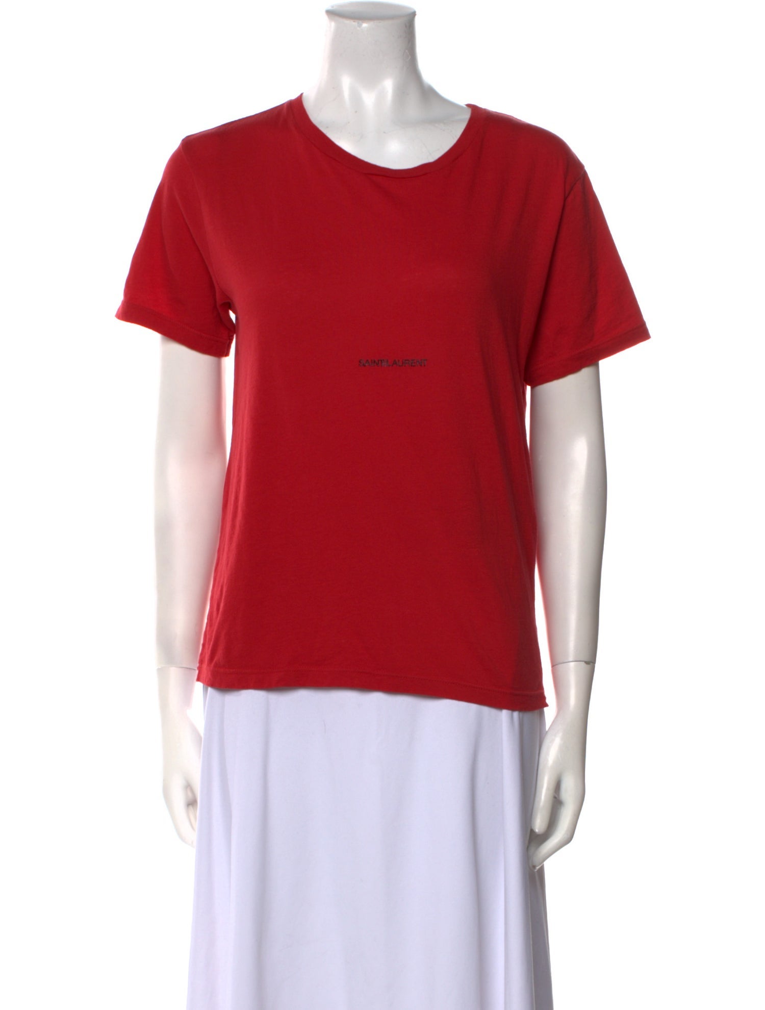 Saint Laurent Crew Neck Short Sleeve T-Shirt