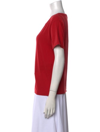 Saint Laurent Crew Neck Short Sleeve T-Shirt