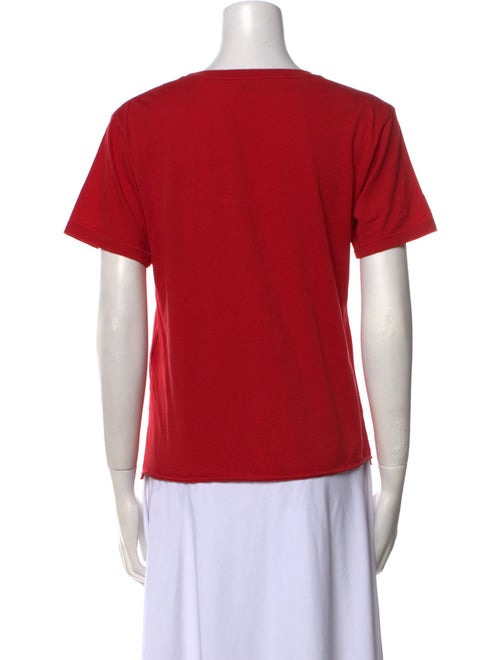 Saint Laurent Crew Neck Short Sleeve T-Shirt