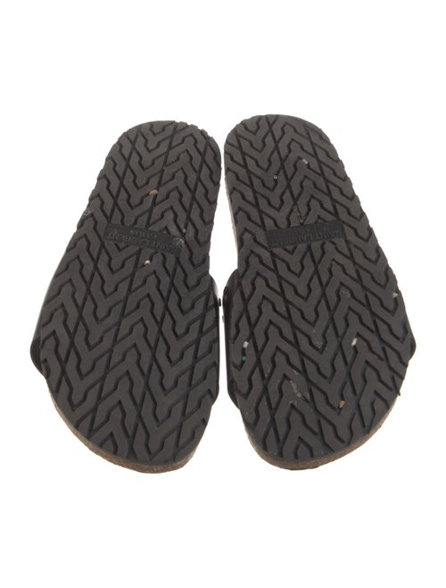 Saint Laurent Leather Studded Accents Slides