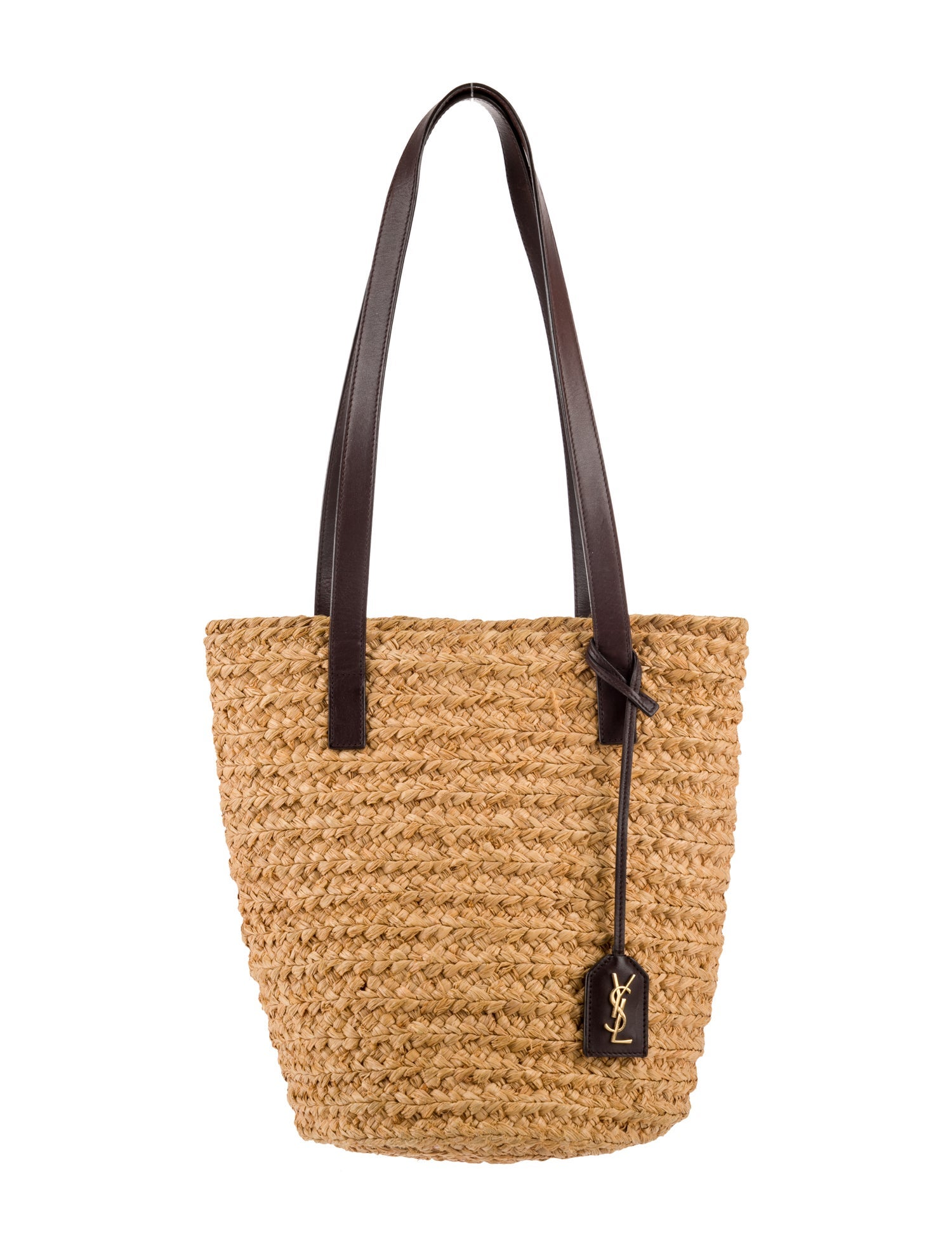 Saint Laurent Raffia Panier