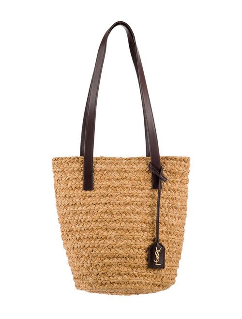 Saint Laurent Raffia Panier