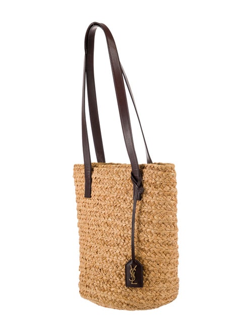 Saint Laurent Raffia Panier
