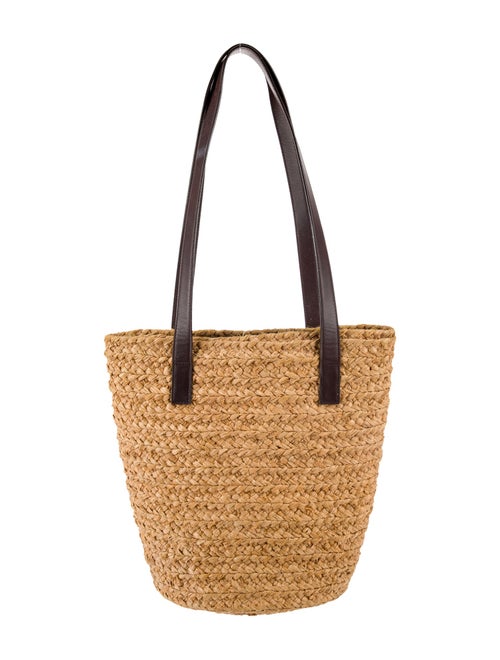 Saint Laurent Raffia Panier