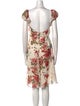 Saint Laurent Floral Print Mini Dress