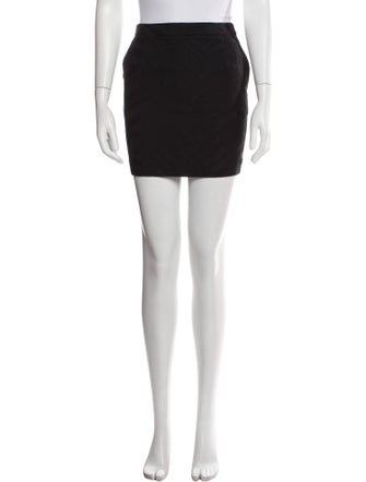 Saint Laurent Virgin Wool Mini Skirt
