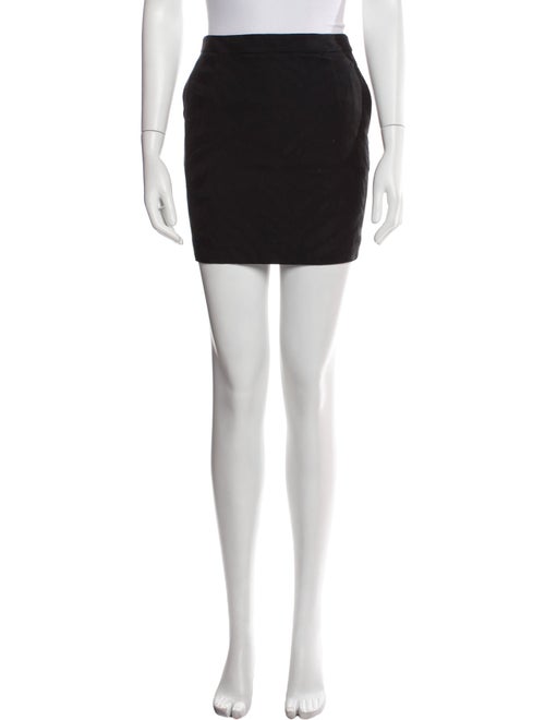 Saint Laurent Virgin Wool Mini Skirt