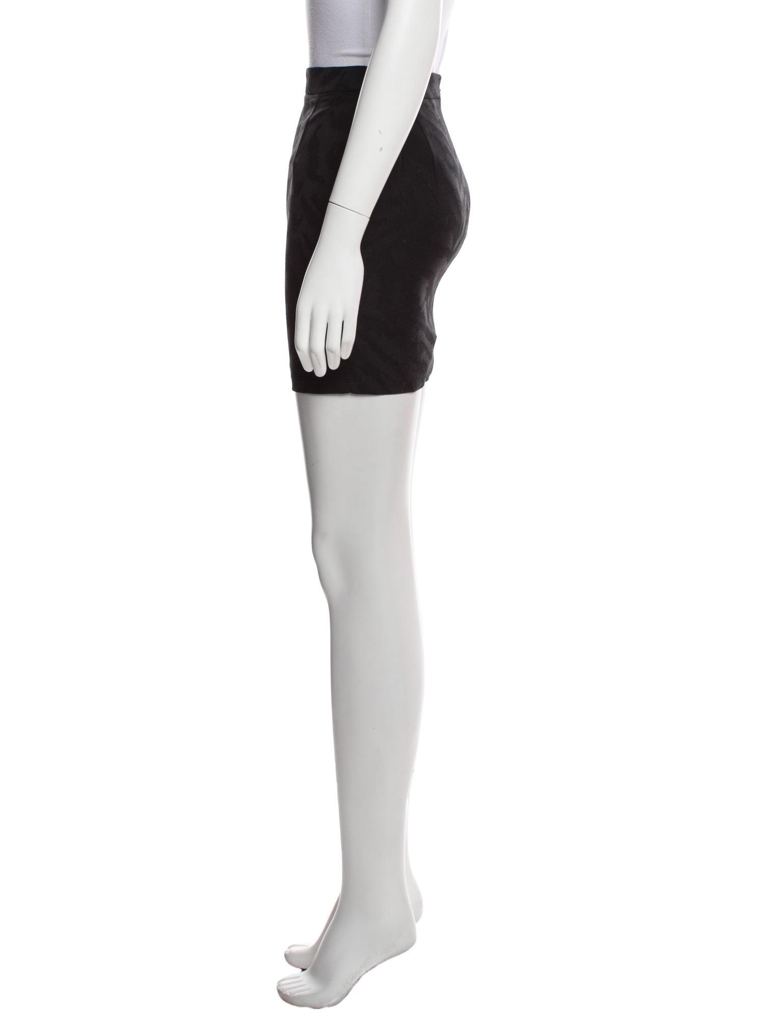 Saint Laurent Virgin Wool Mini Skirt