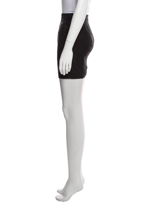 Saint Laurent Virgin Wool Mini Skirt
