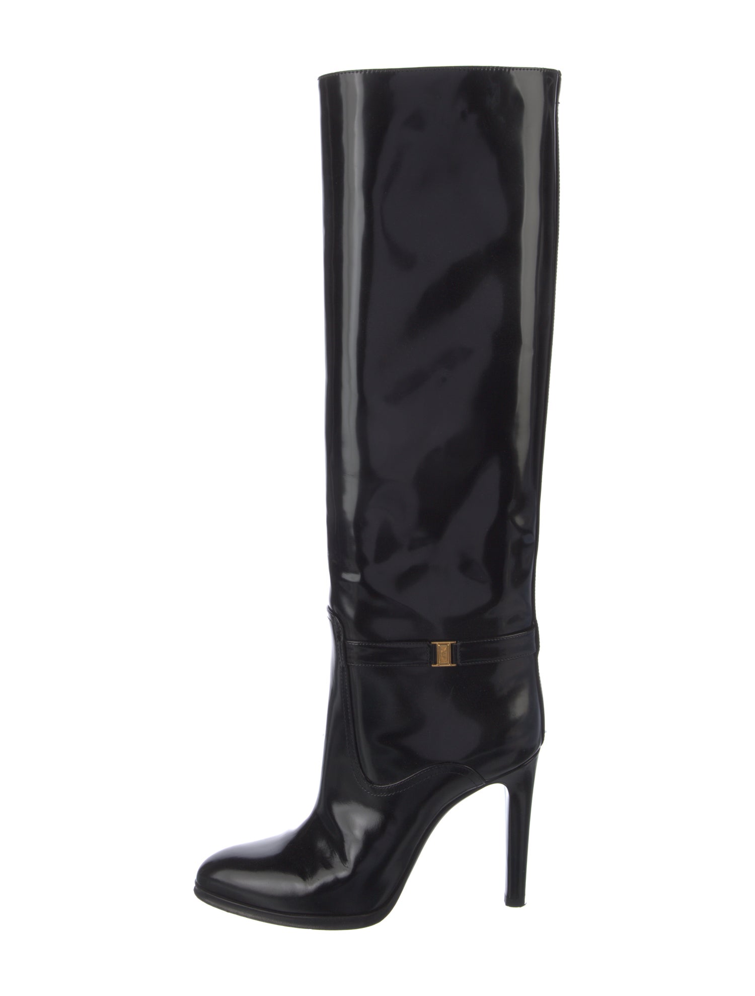 Saint Laurent Patent Leather Boots