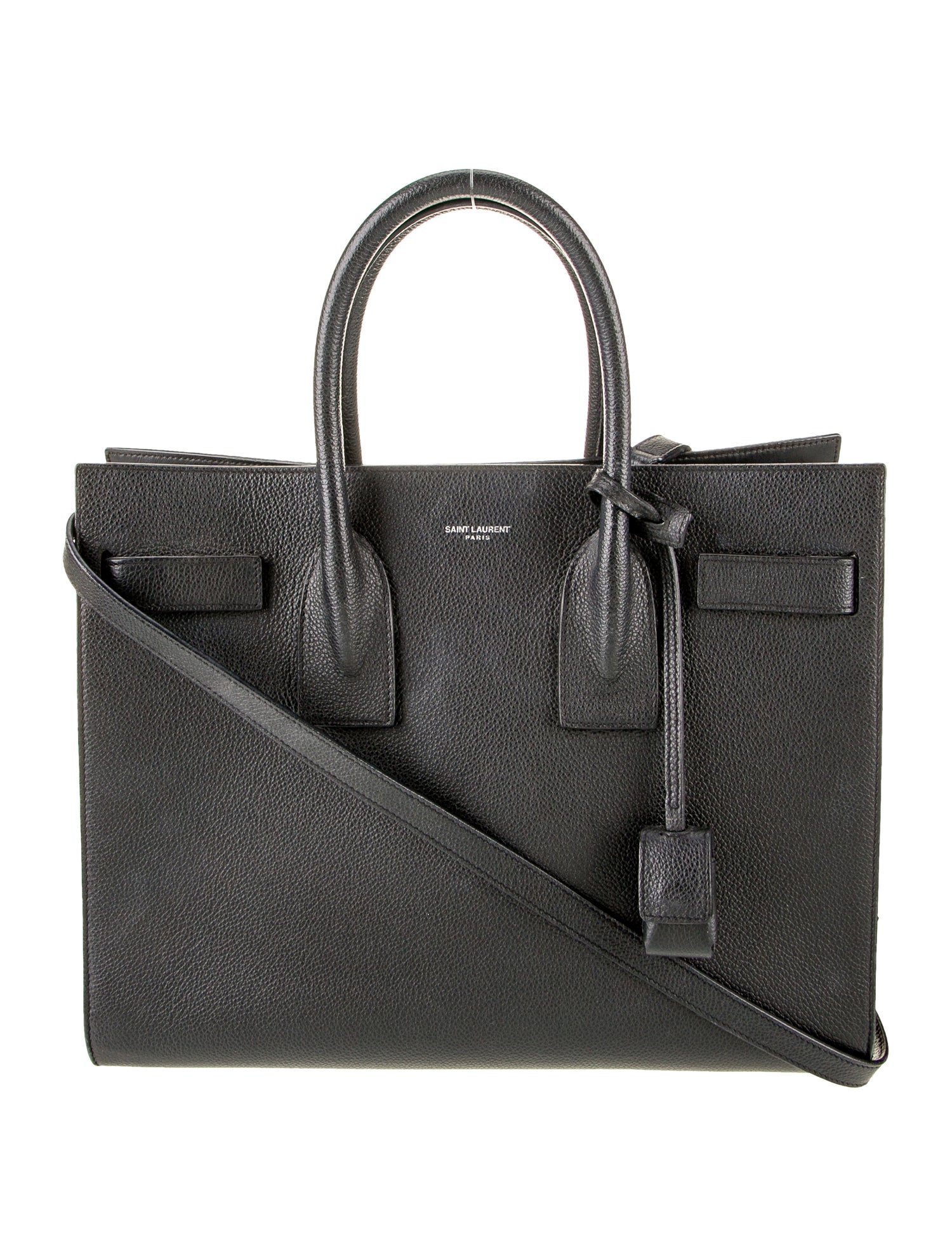 Saint Laurent Leather Sac De Jour