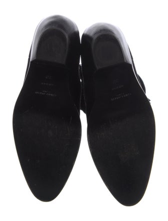 Saint Laurent Suede Tassel Accents Boots