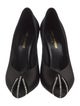 Saint Laurent Satin Crystal Embellishments Pumps
