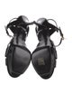Saint Laurent Patent Leather T-Strap Sandals