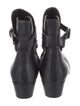 Saint Laurent Leather Moto Boots