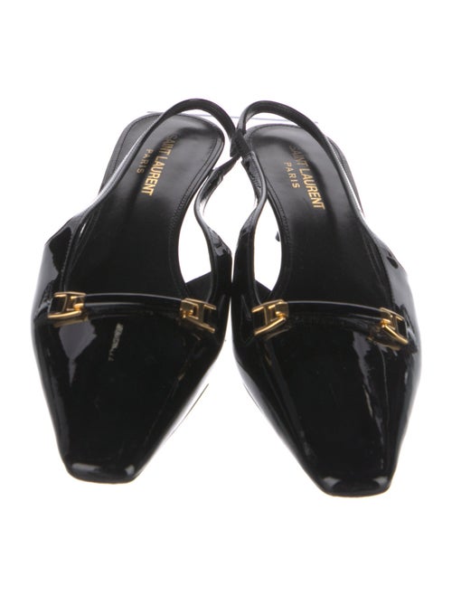 Saint Laurent Patent Leather Mules