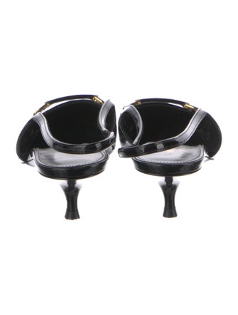 Saint Laurent Patent Leather Mules
