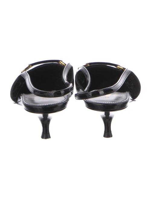 Saint Laurent Patent Leather Mules