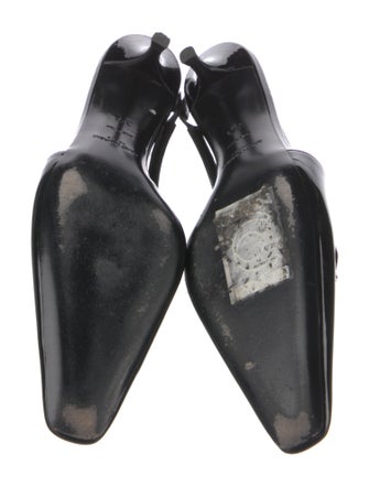 Saint Laurent Patent Leather Mules