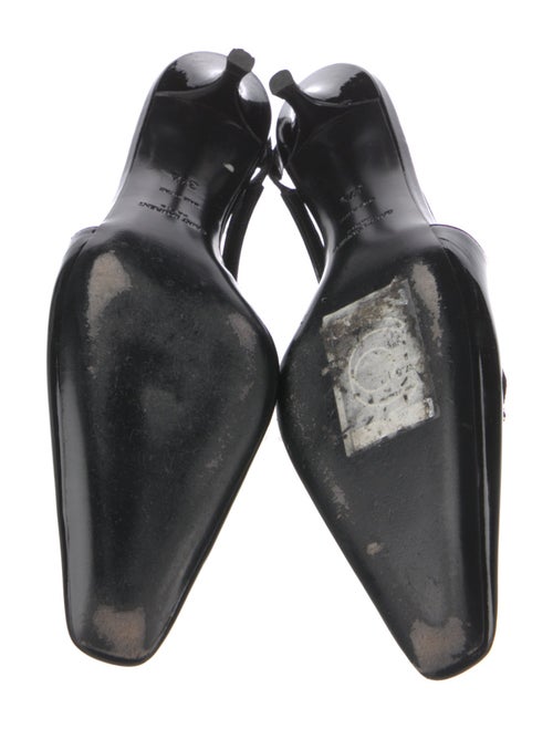 Saint Laurent Patent Leather Mules