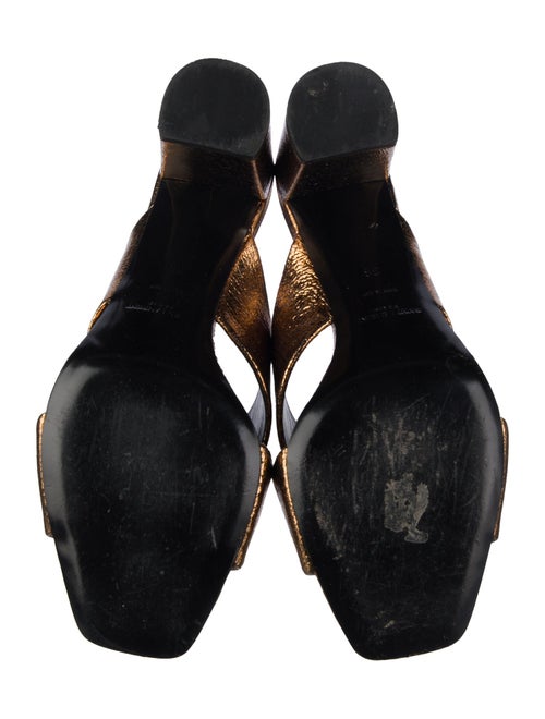 Saint Laurent Leather Slides