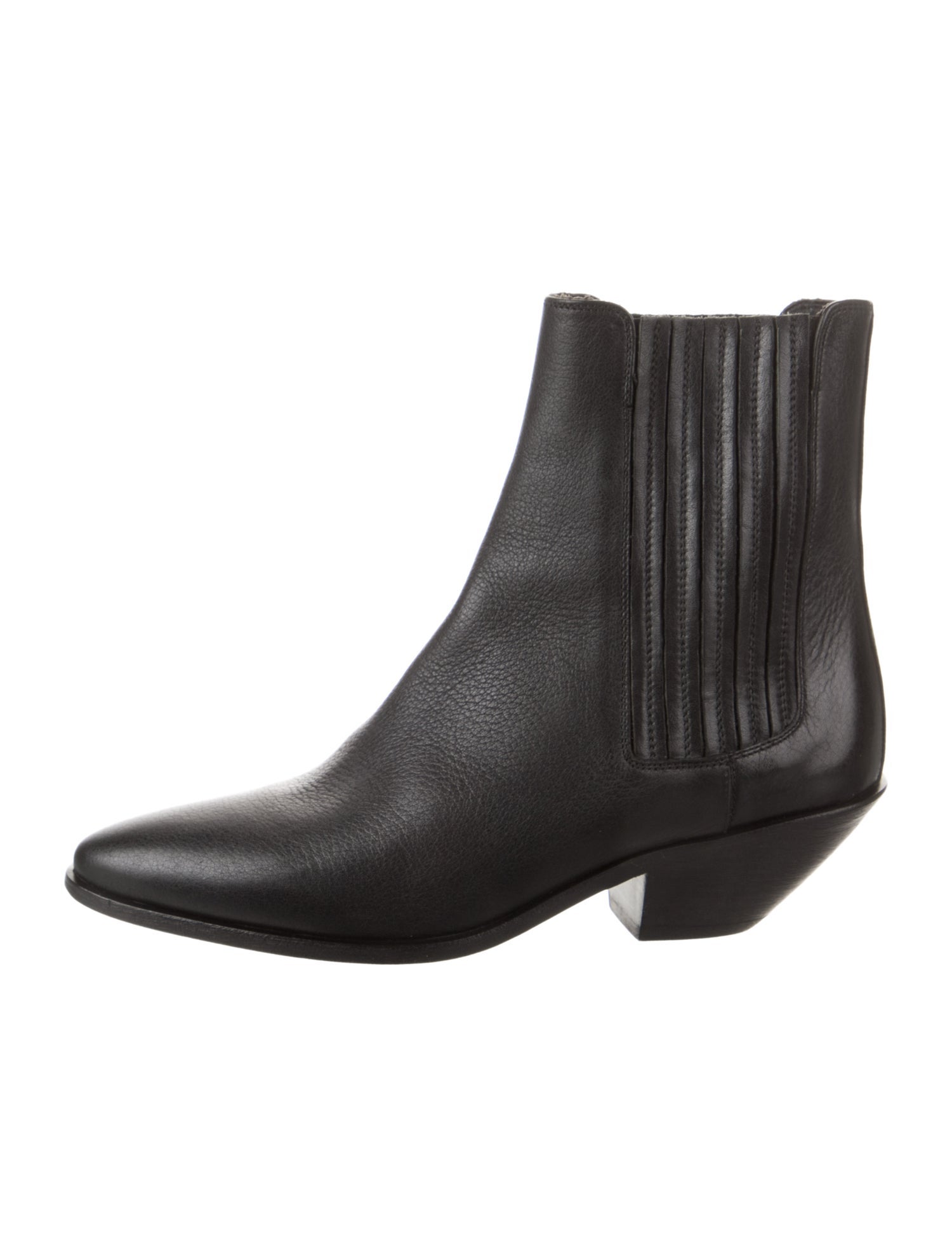 Saint Laurent Leather Chelsea Boots