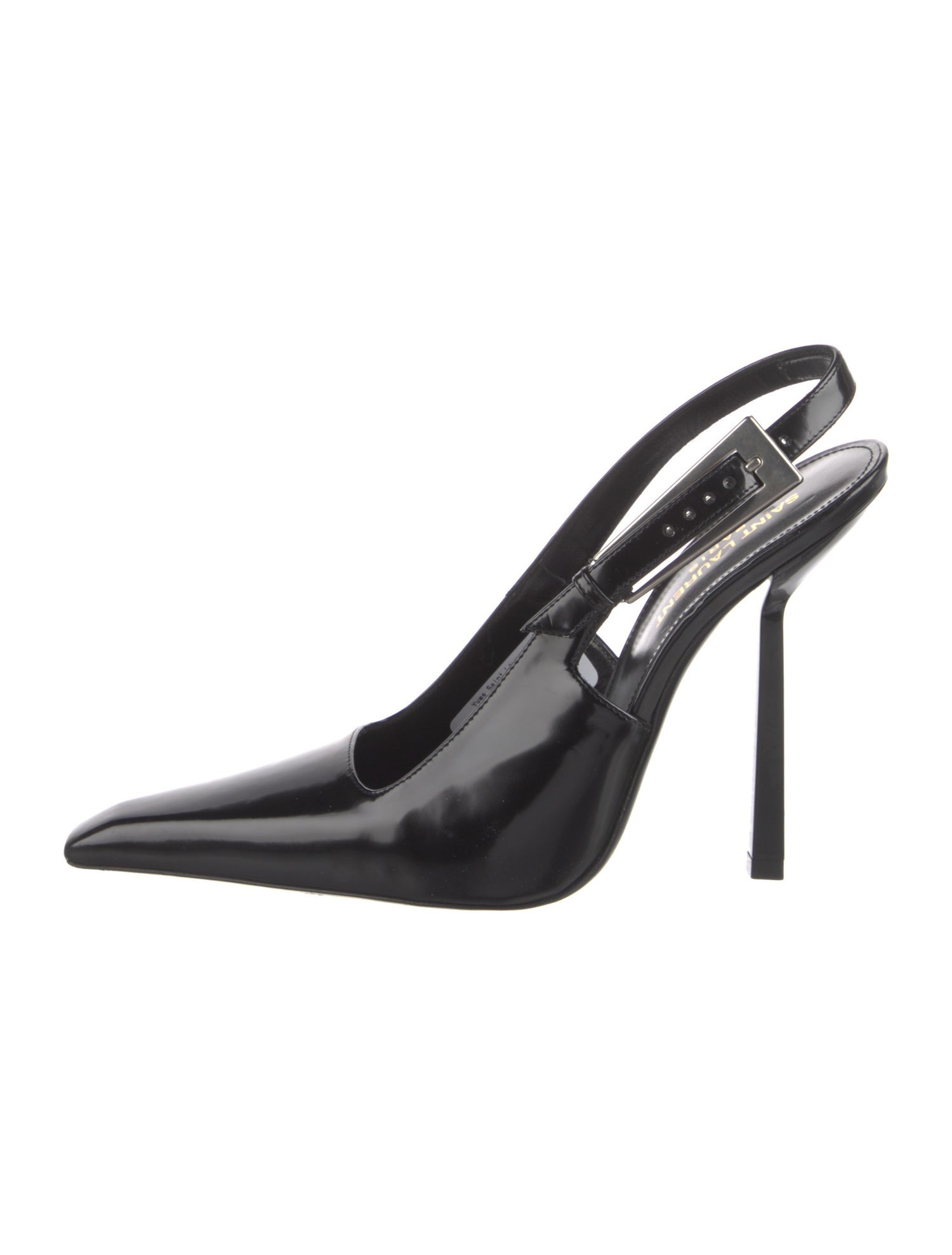 Saint Laurent Patent Leather Slingback Pumps