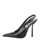 Saint Laurent Patent Leather Slingback Pumps