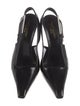 Saint Laurent Patent Leather Slingback Pumps