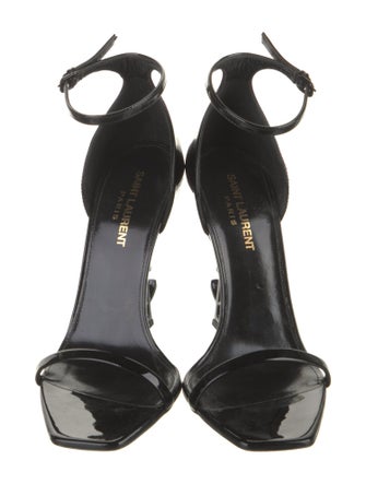 Saint Laurent Patent Leather Sandals