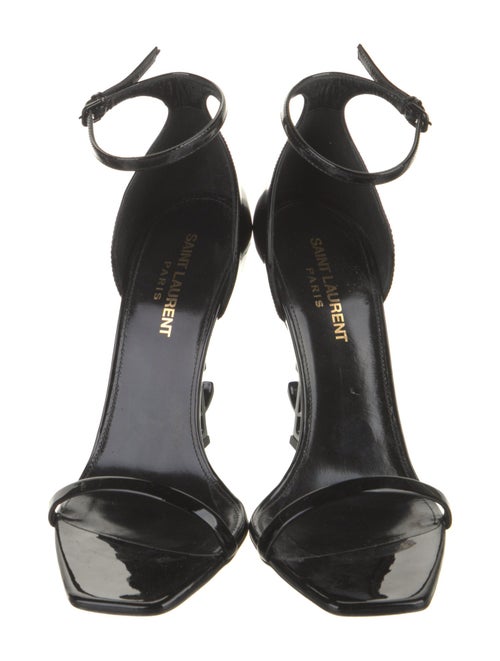 Saint Laurent Patent Leather Sandals