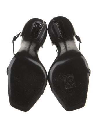 Saint Laurent Patent Leather Sandals