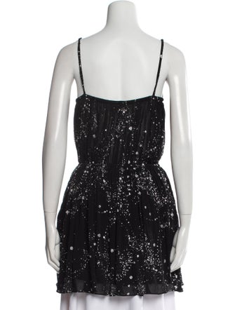 Saint Laurent Square Neckline Sleeveless Tunic