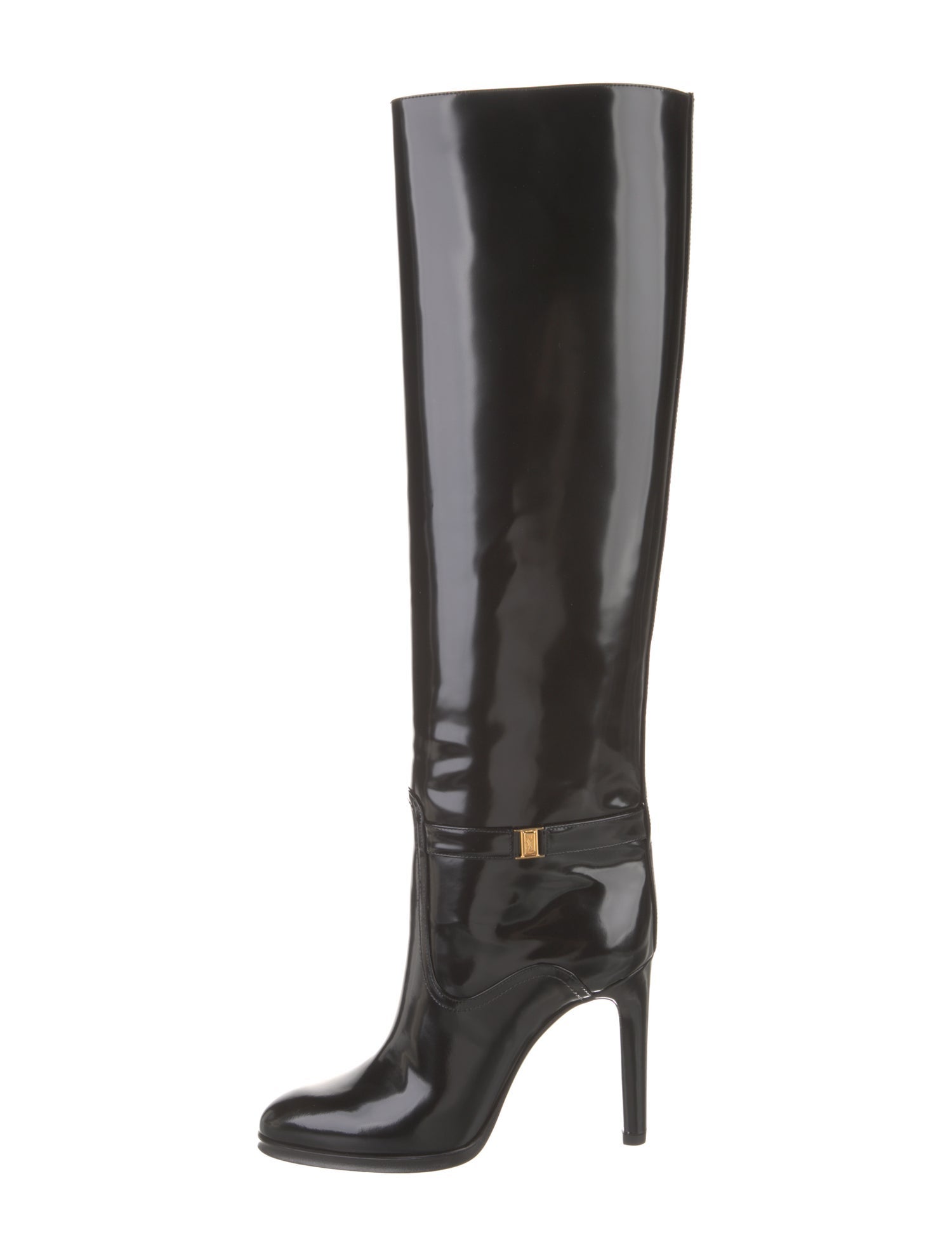 Saint Laurent Patent Leather Boots
