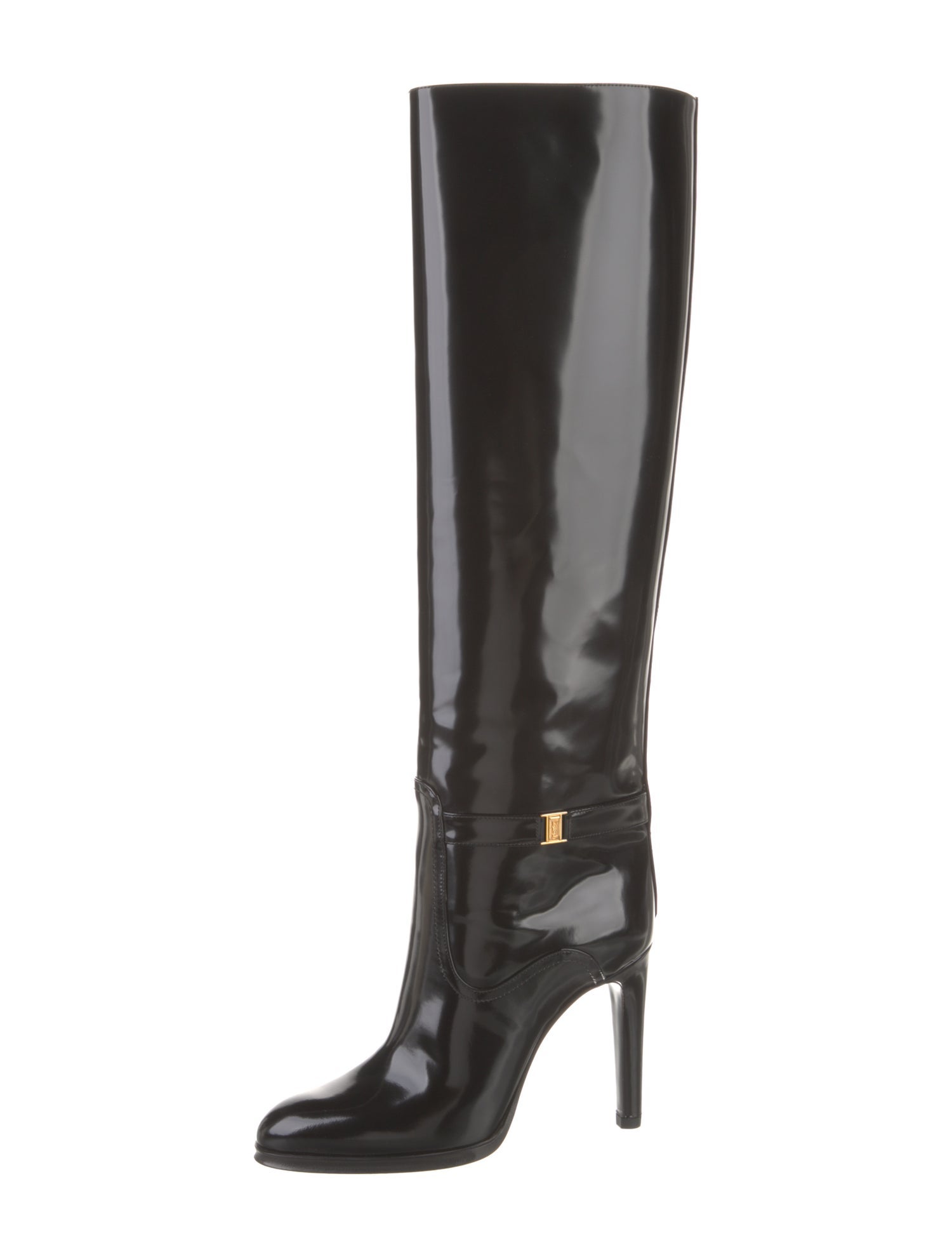 Saint Laurent Patent Leather Boots