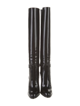 Saint Laurent Patent Leather Boots